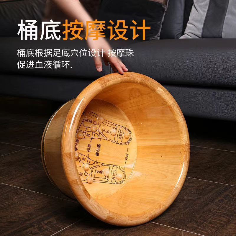 Cedar Wood Foot Soaking Bucket - Foot Spa recension och pris