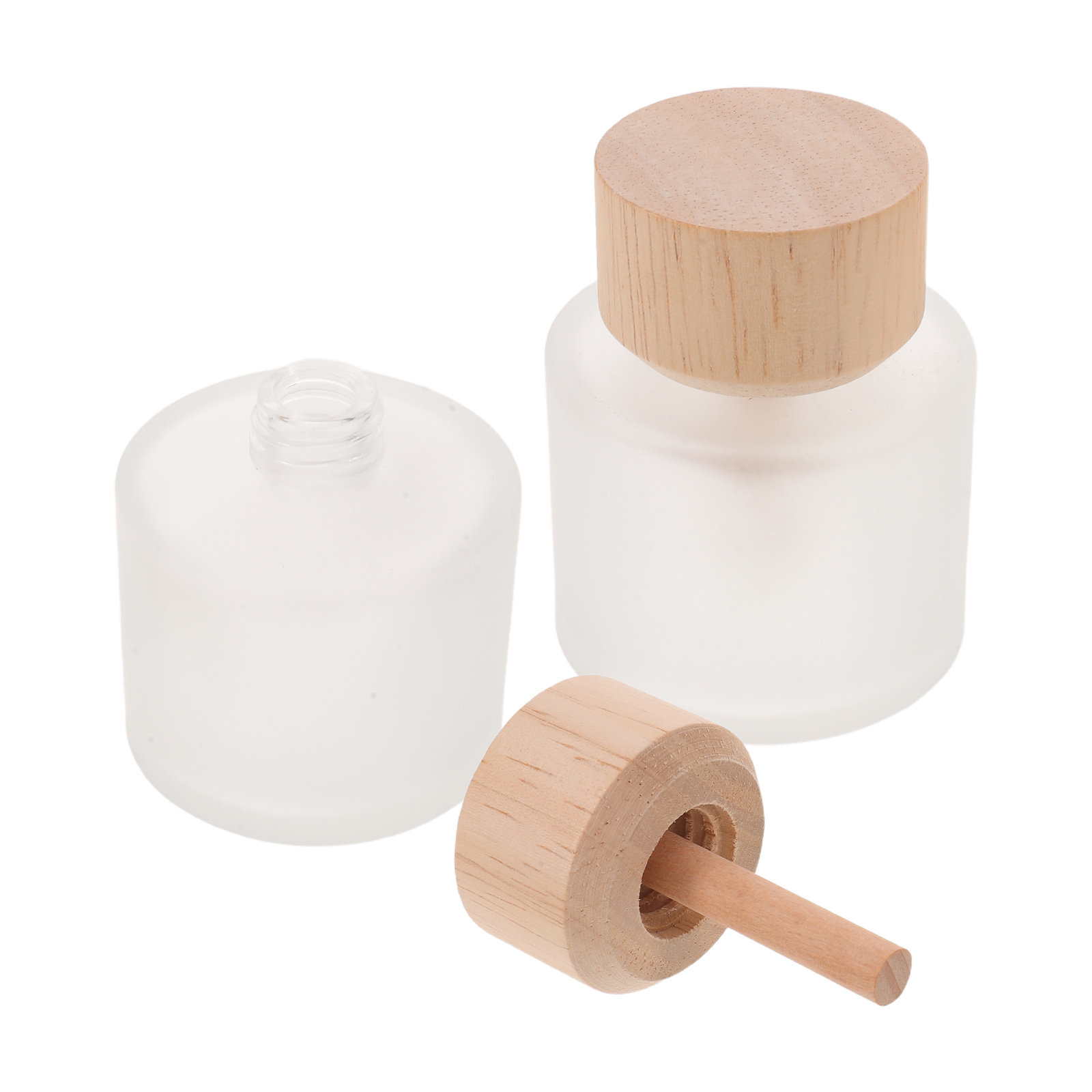 2Pcs Clear Glass Reed Diffuser - Aromatherapy Diffuser recension och pris