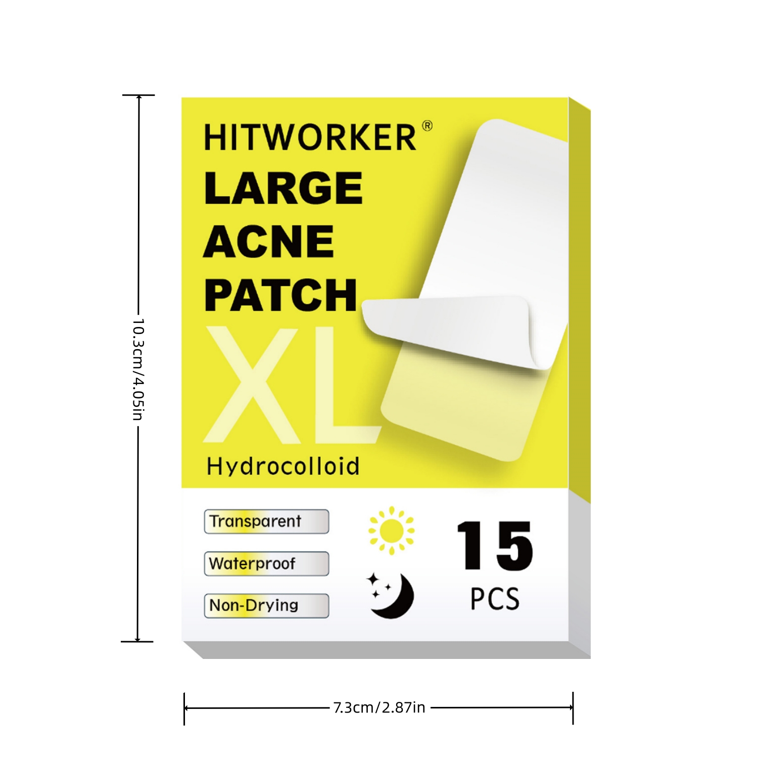 15 large-sized, long acne patc - Body Oil recension och pris